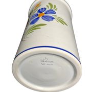 Malicorne, vase rafraichissoir faïence polychrome XXème