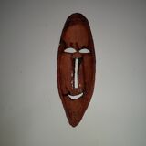 Signature glazed terracotta mask to identify in the taste of vintage accolay 1960 1970