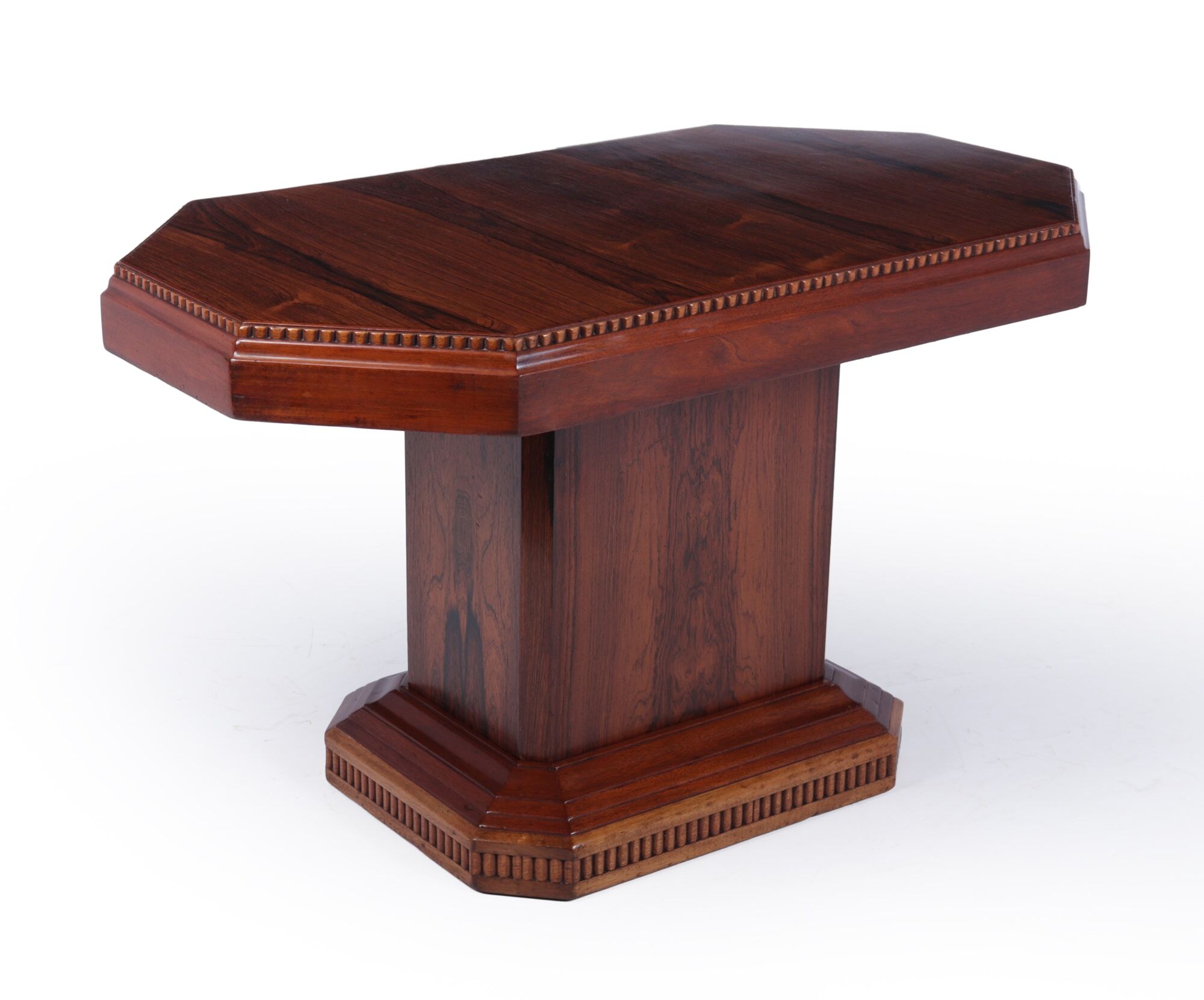 French Art deco rosewood coffee table c 1920