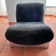 Brushed steel armchair 1970