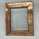 Venetian frame in engraved and bevelled pink glass, flowers, floral, 1950