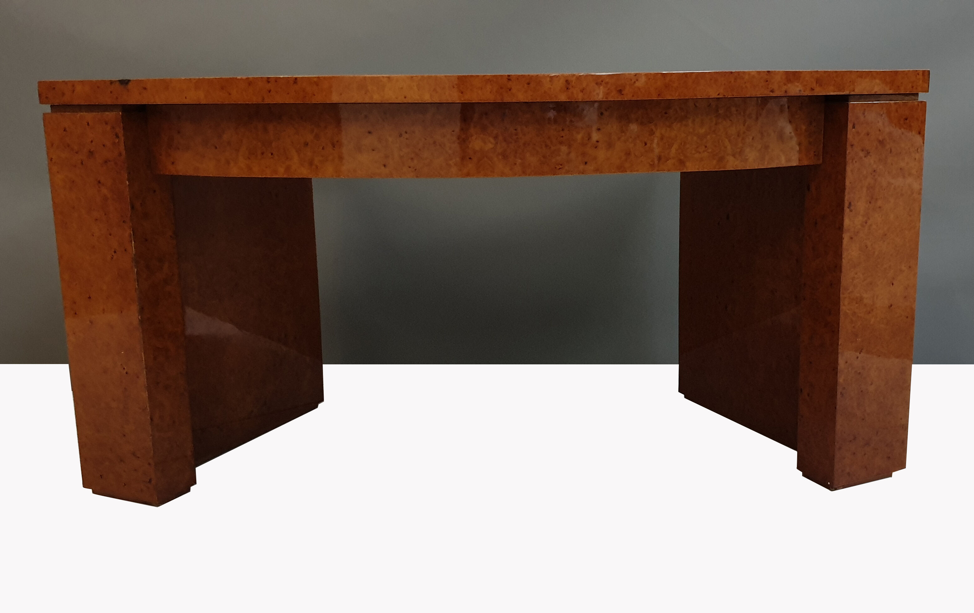 American maple loupe desk