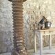 Raw wood column