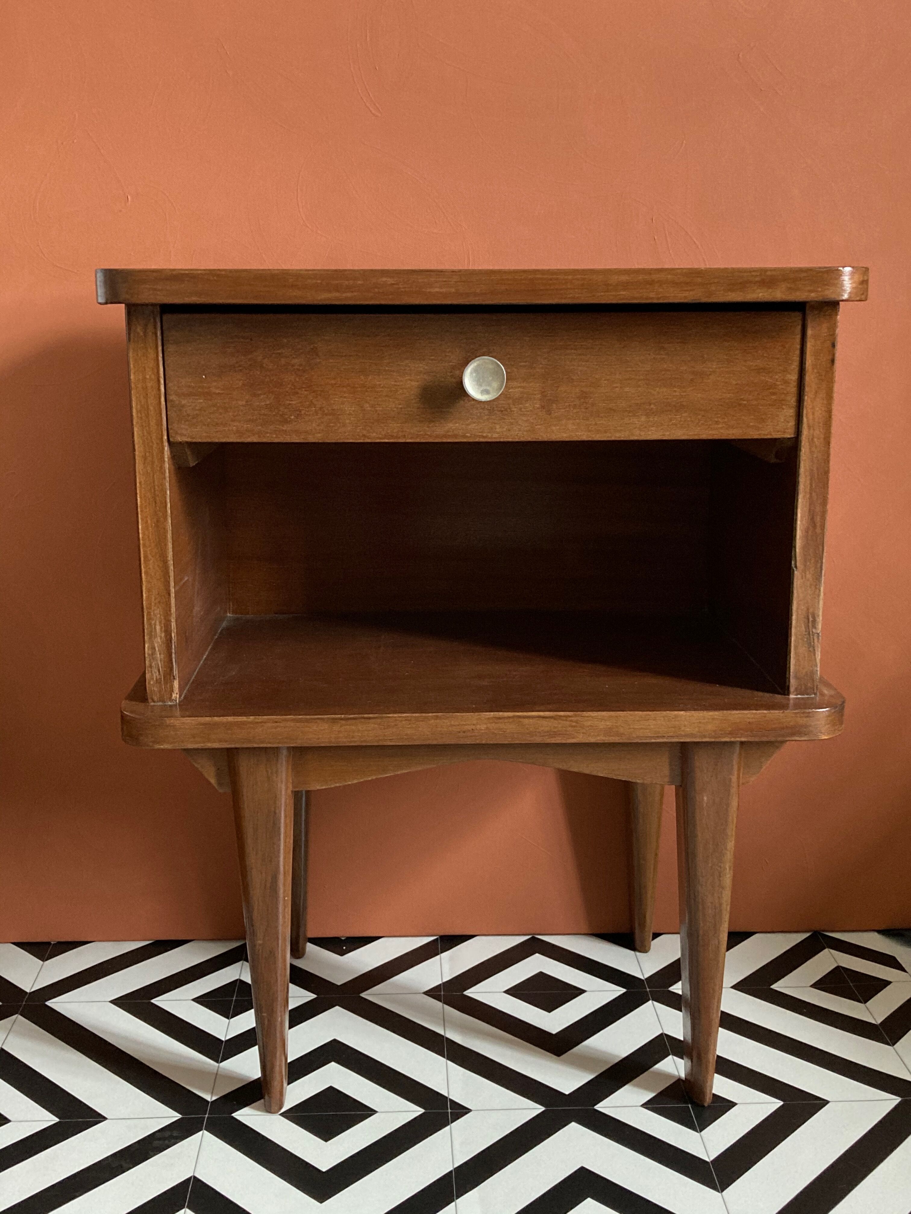 Vintage bedside table