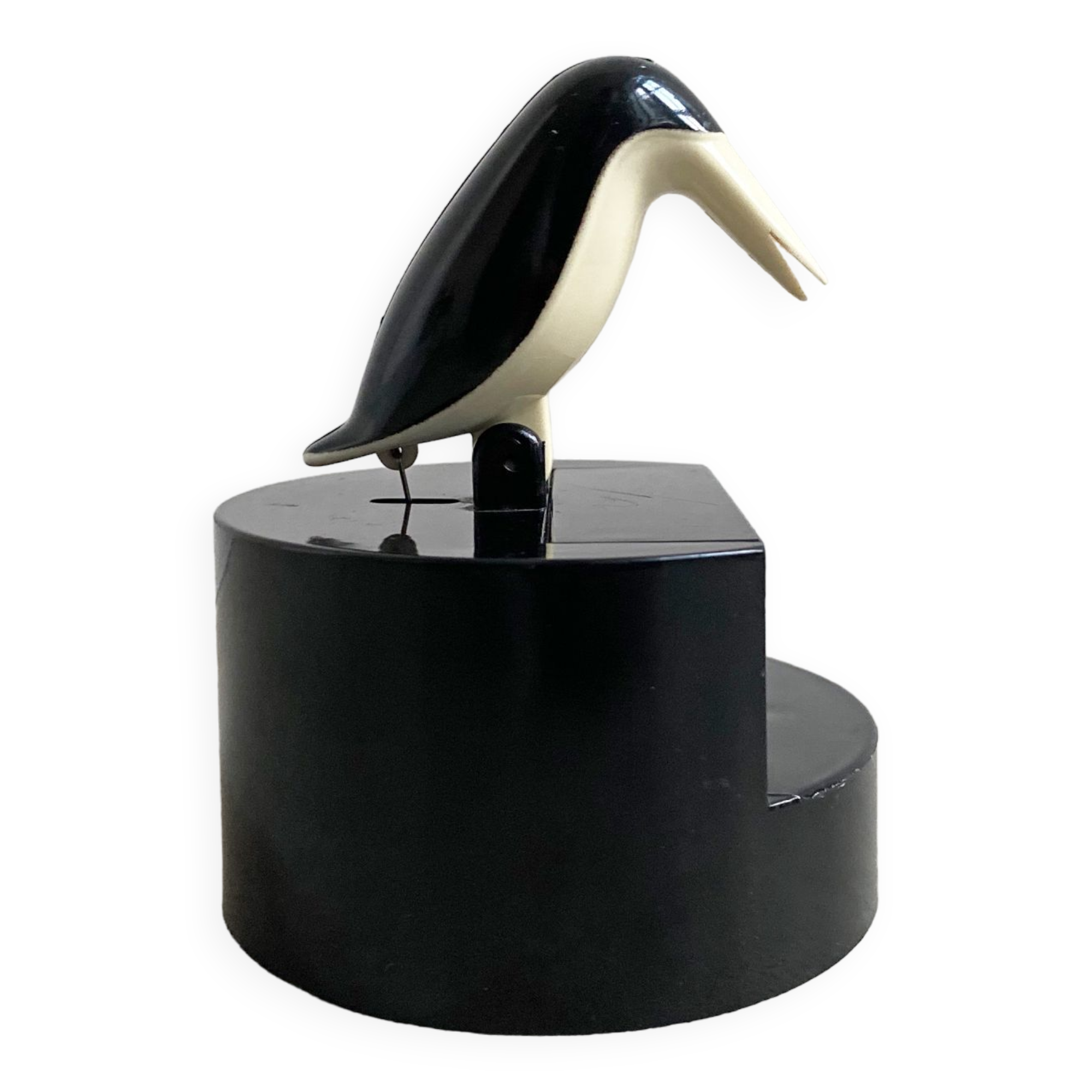 Vintage bird / penguin toothpick dispenser - Cheerful tableware
