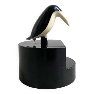 Distributeur de cure-dents vintage pour oiseaux / pingouins - Vaisselle gaie