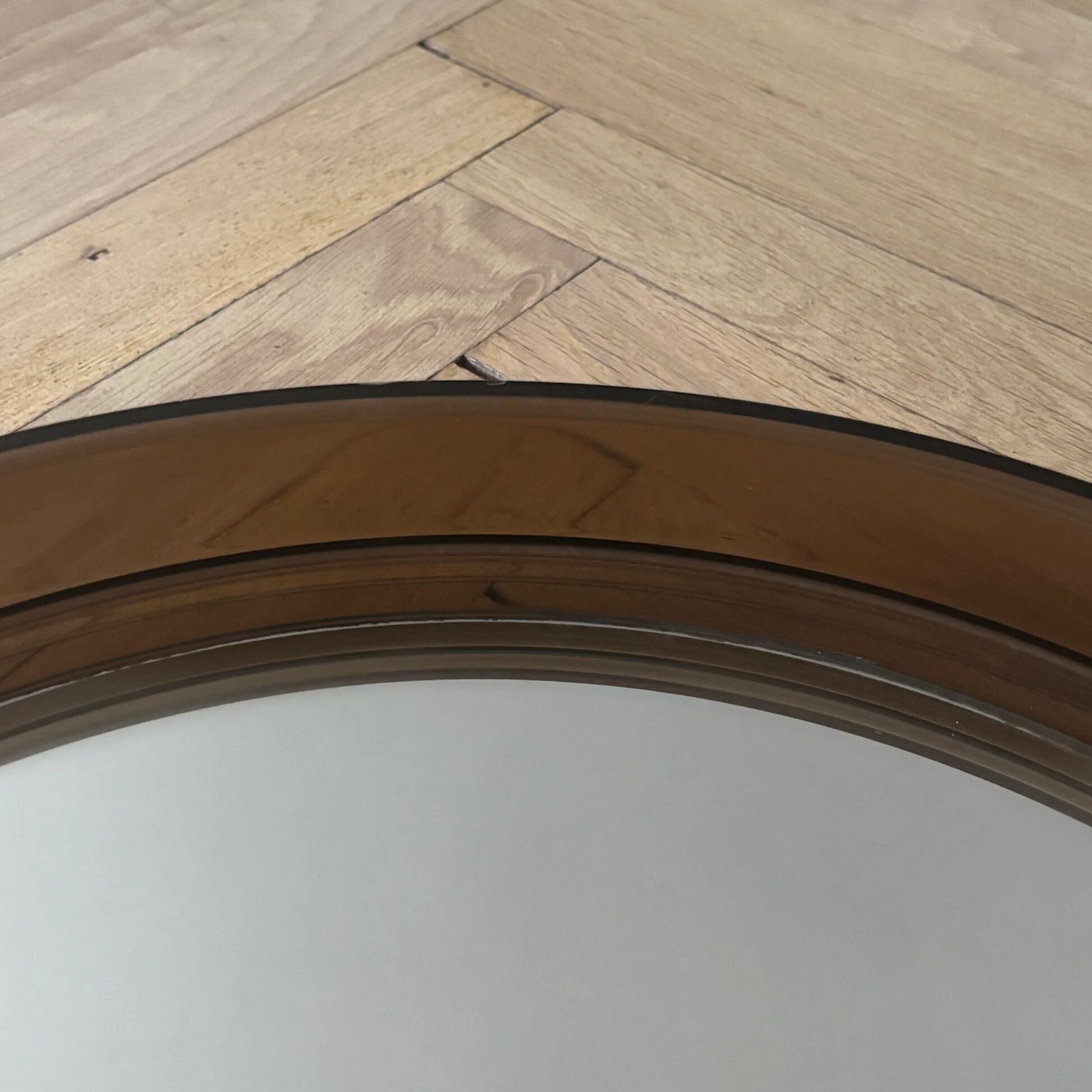 70's smoked plastic mirror