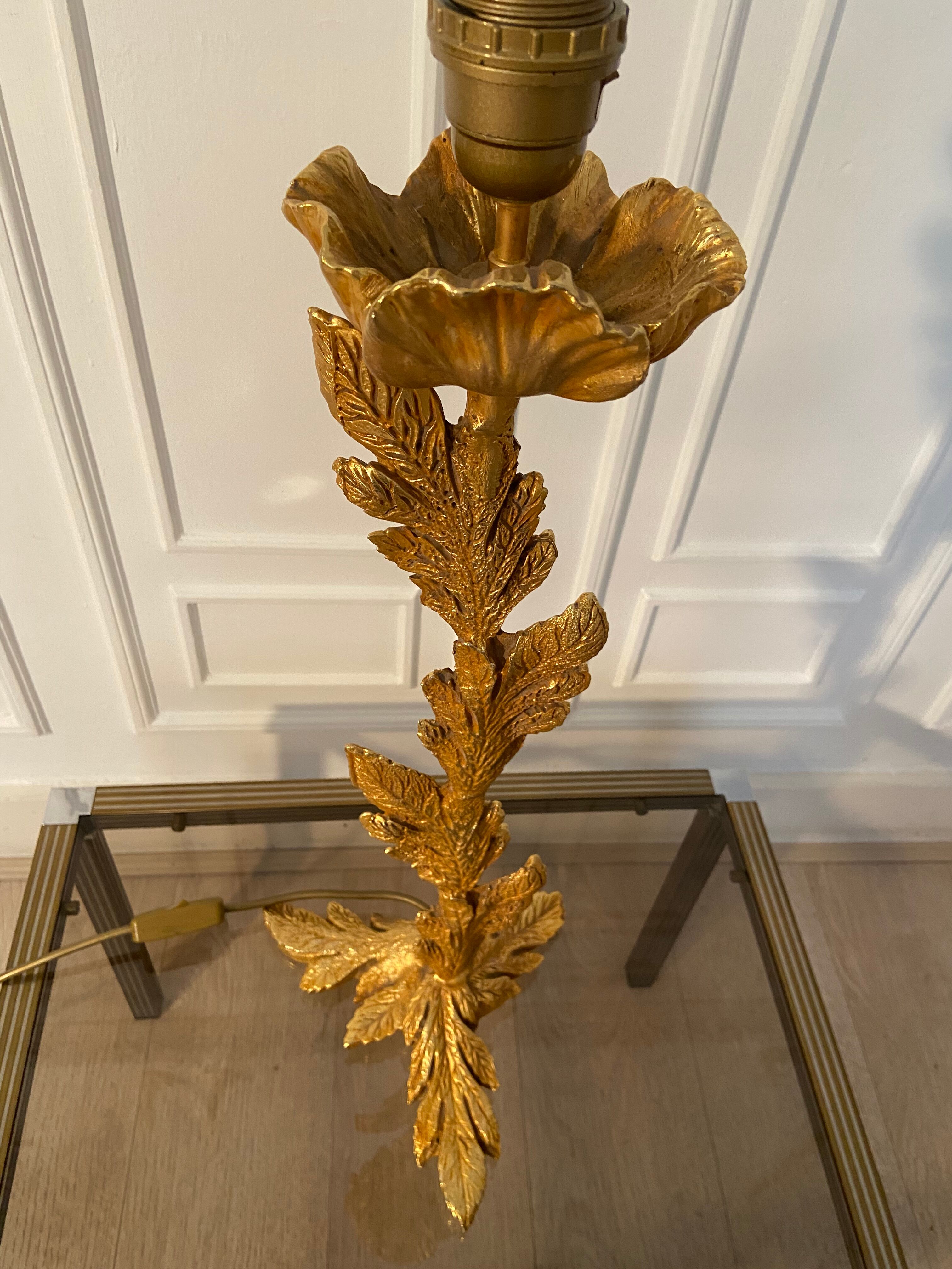 Sculptural bronze lamp, Fondica, Paris