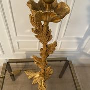 Sculptural bronze lamp, Fondica, Paris