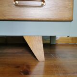 Vintage dresser revamped compass feet
