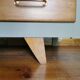 Vintage dresser revamped compass feet