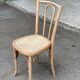 Stripped bentwood bistro chair Thonet no. 18