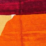 Handmade Berber rug in pure wool, size 140 x 270 cm