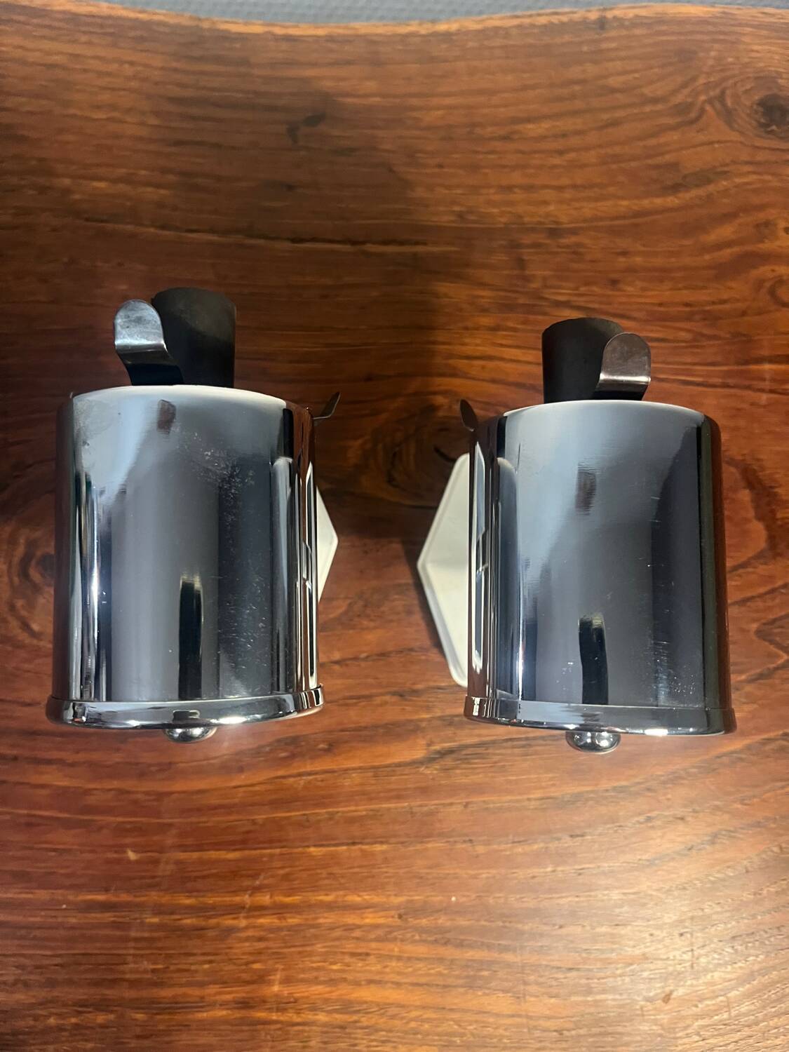 Pair of Space Age wall lights