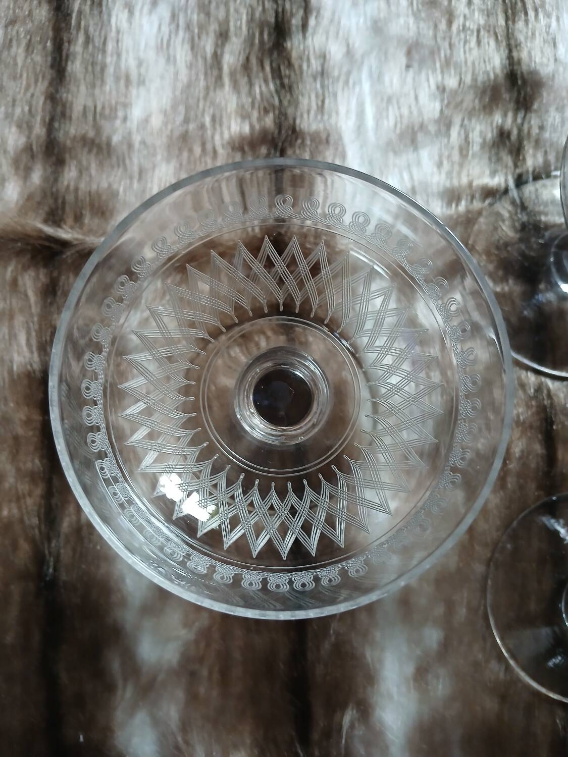 8 mismatched vintage champagne coupes