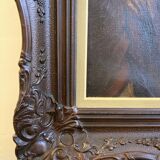 Aldo Giordani - Monk by the glass - Oil on framed canvas