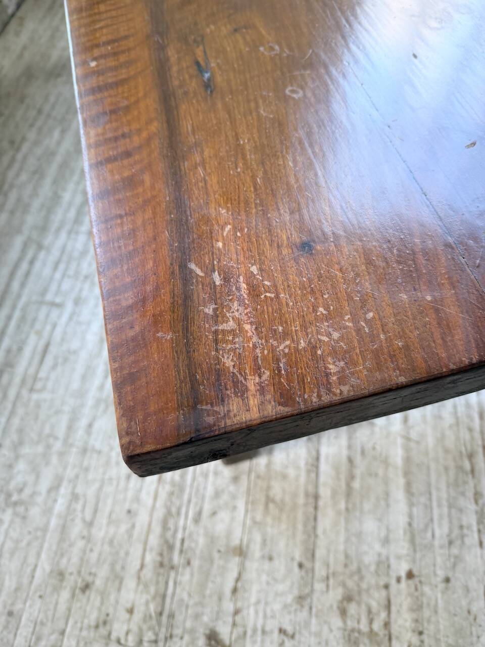 Rustic farmhouse table, solid oak, 2m
