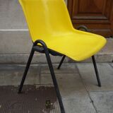 Set of 4 chairs 70s Osvaldo glass for Tecno