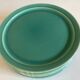 Set of 8 modernist plates in turquoise earthenware 1950 Villeroy and Boch