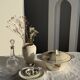 Antique Sarreguemines soup tureen with lid, rose pattern, D33 H28.