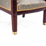 A pair of armchairs, Northern Europe, circa 1870.