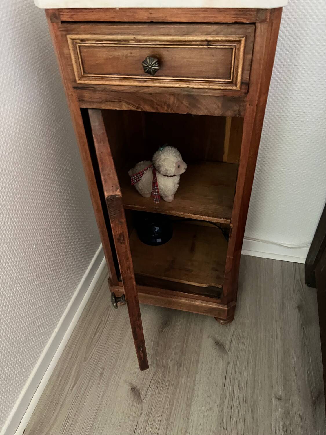 Antique bedside table