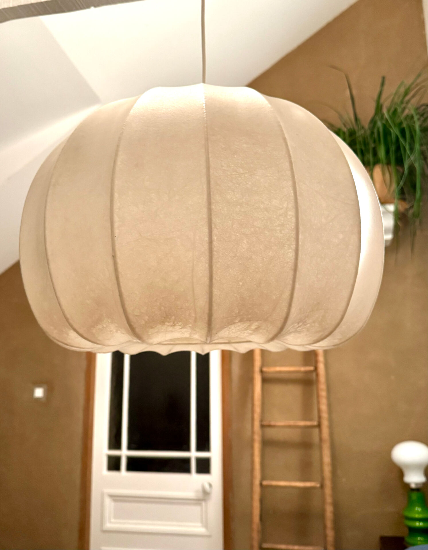 Large "Cocoon" pendant – Design by Goldkant Leuchten (1960s)