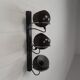 Gepo wall lamp with 3 globes, 1960s
