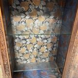 Art Deco buffet in solid walnut, 20th century.