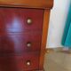 3-drawer chest of drawers with ogee - Louis Philippe style - 80s