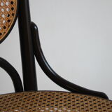 Bentwood and Cane Long John 207R Chairs by Michael Thonet, 1970s, Set of 2