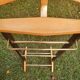 Night valet in beech and brass by Fratelli