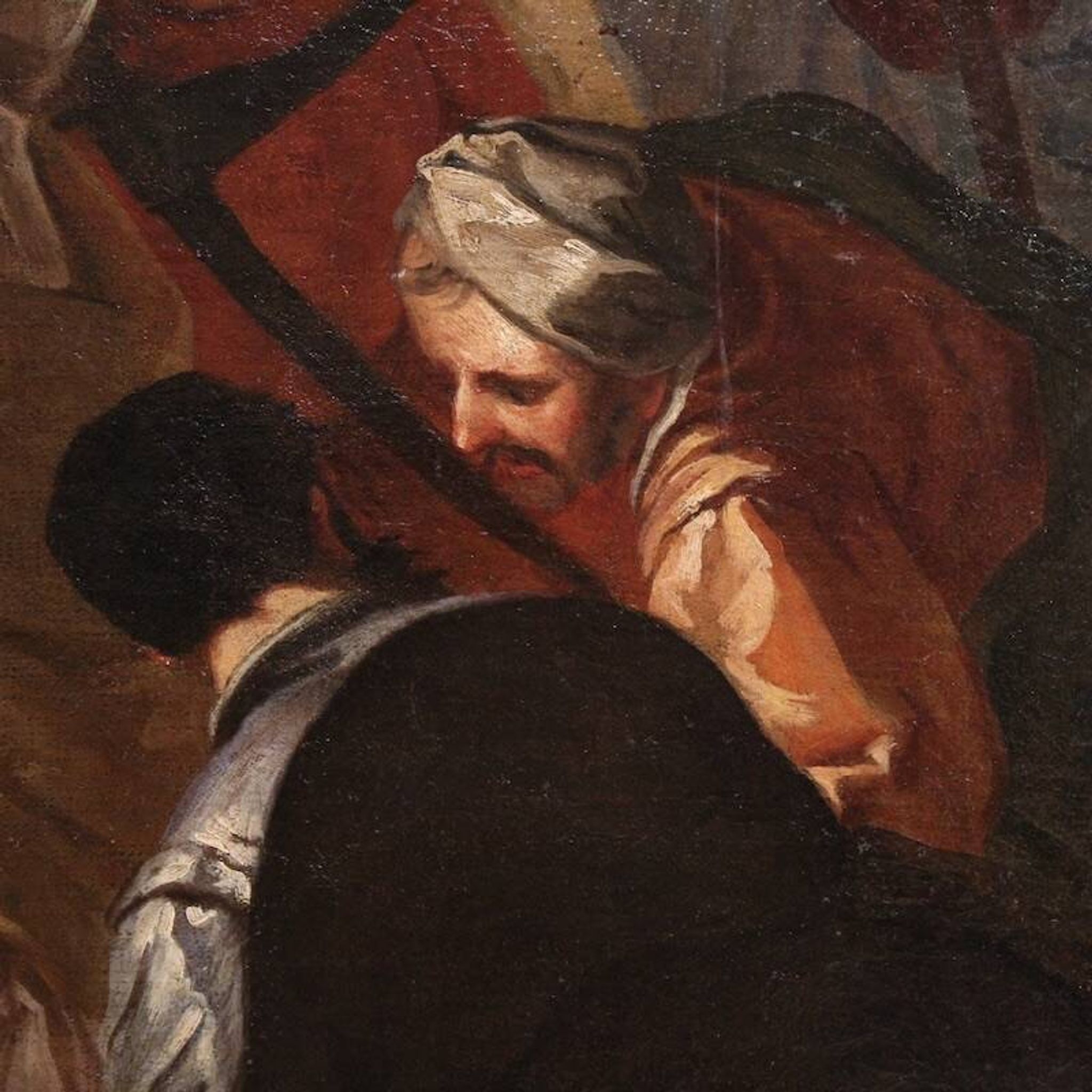 Great 16th-century Venetian painting, Christ and the Adulteress