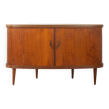 1950s corner cabinet with integrated bar compartment