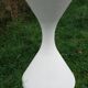 Diabolo-shaped fiber cement planter