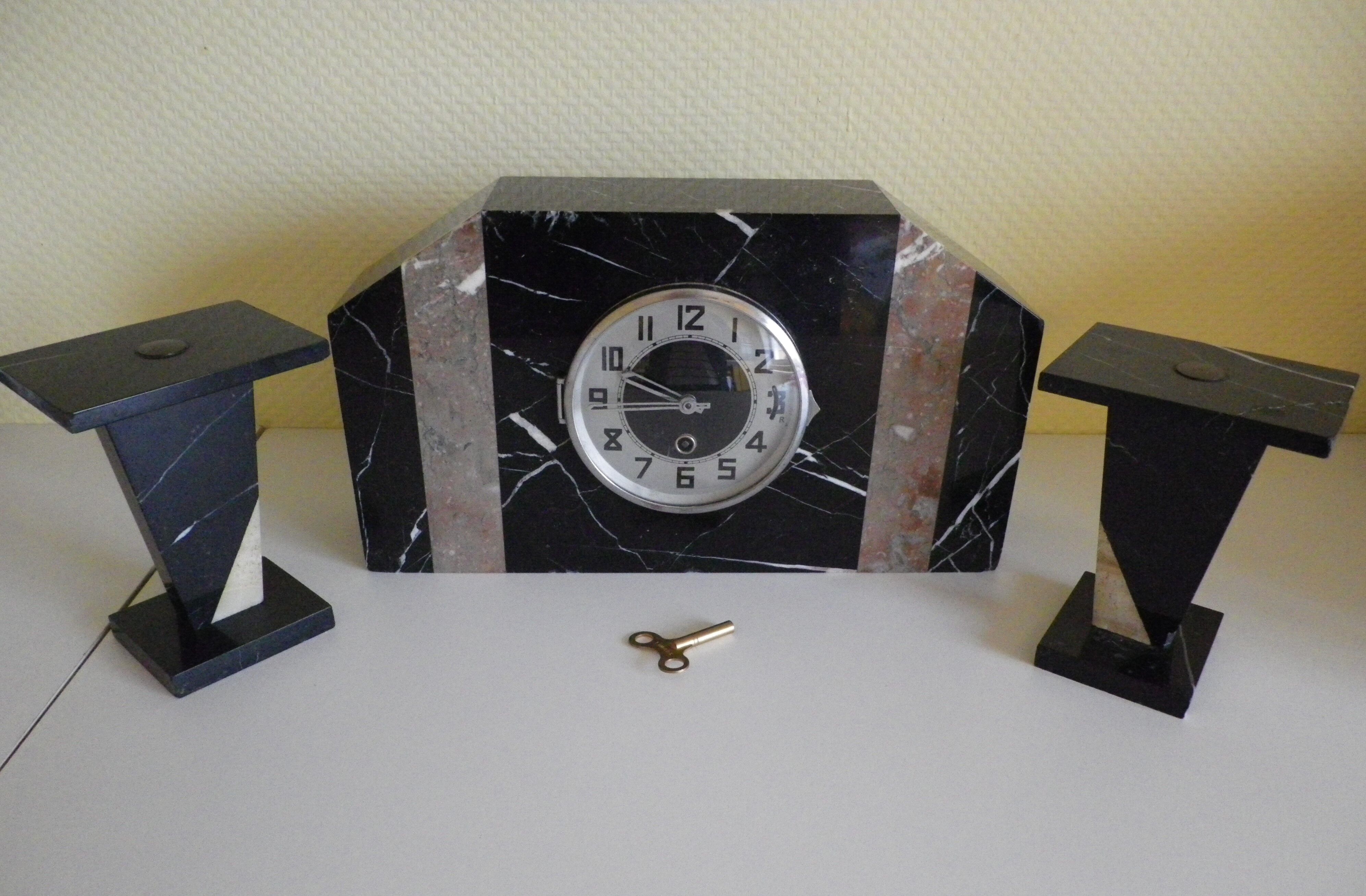 Thick marble clock 30/40