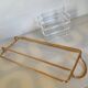 Golden servant 3 ramekins glass Italy