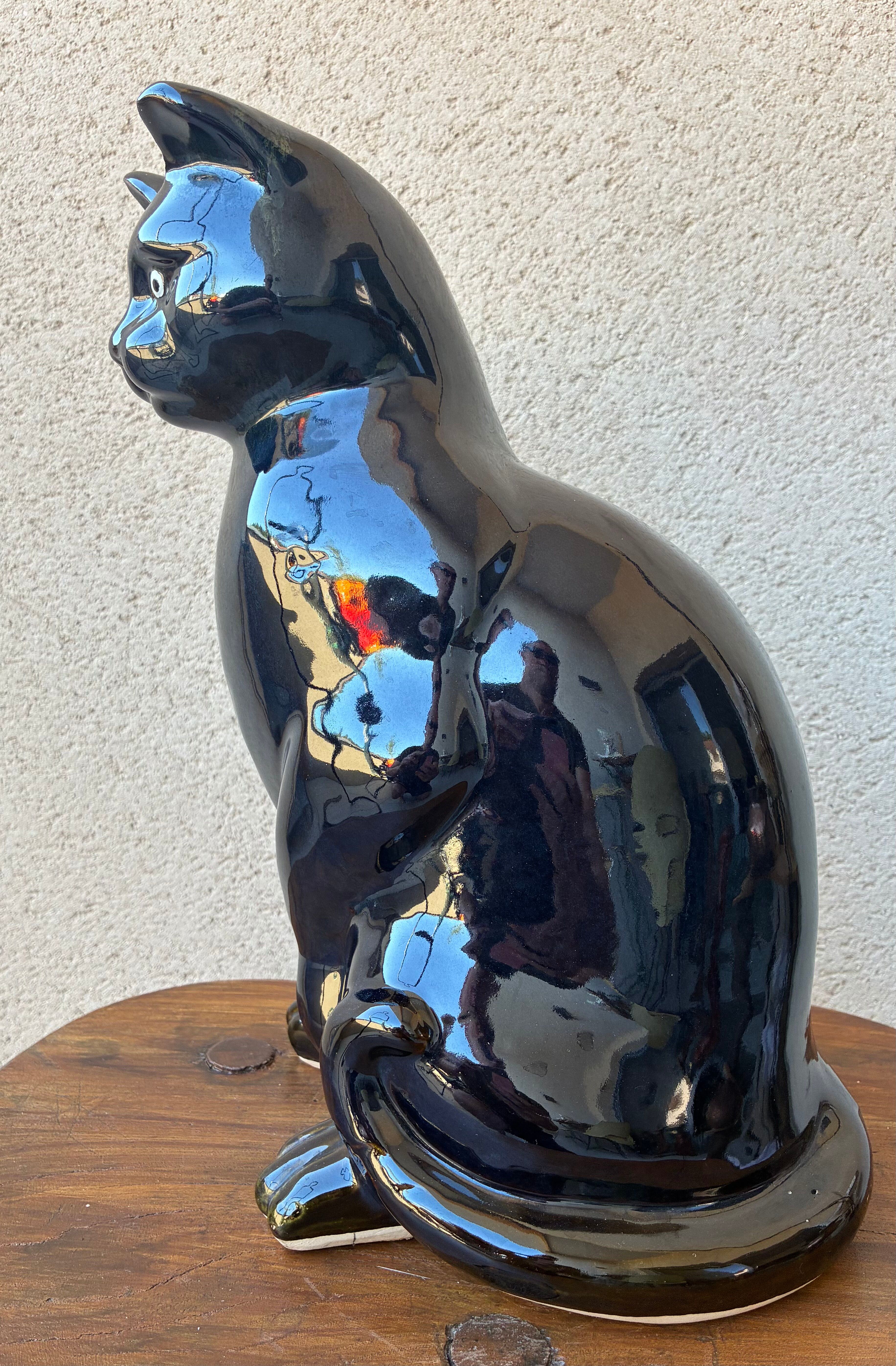 Vintage ceramic cat