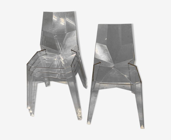 Suite de 5 chaises bonaldo en polycarbone