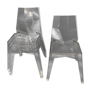 Suite de 5 chaises bonaldo en polycarbone