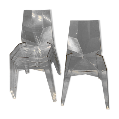 Suite de 5 chaises bonaldo en polycarbone
