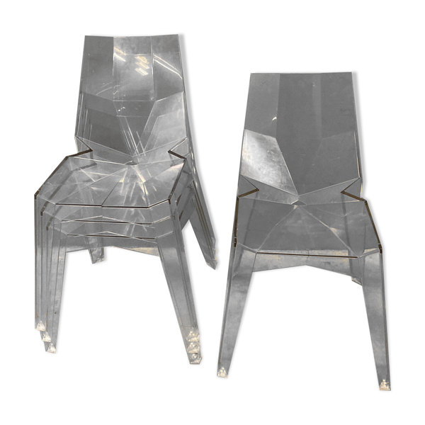 Suite de 5 chaises bonaldo en polycarbone
