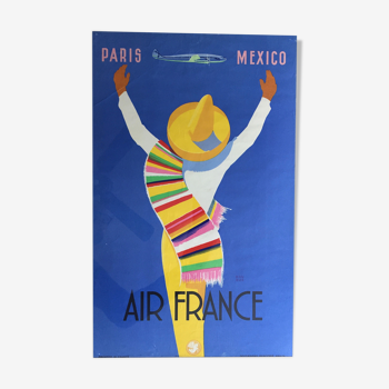 Affiche Maurus pour Air France