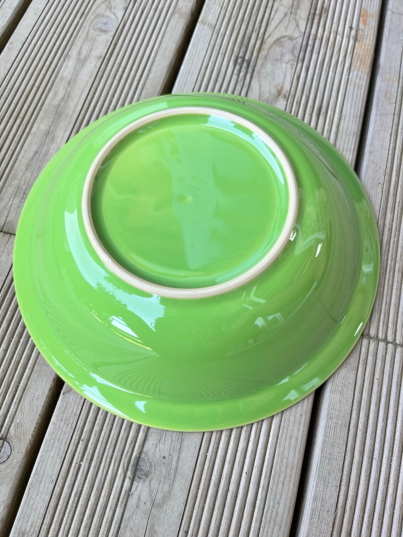 Saladier en céramique vert