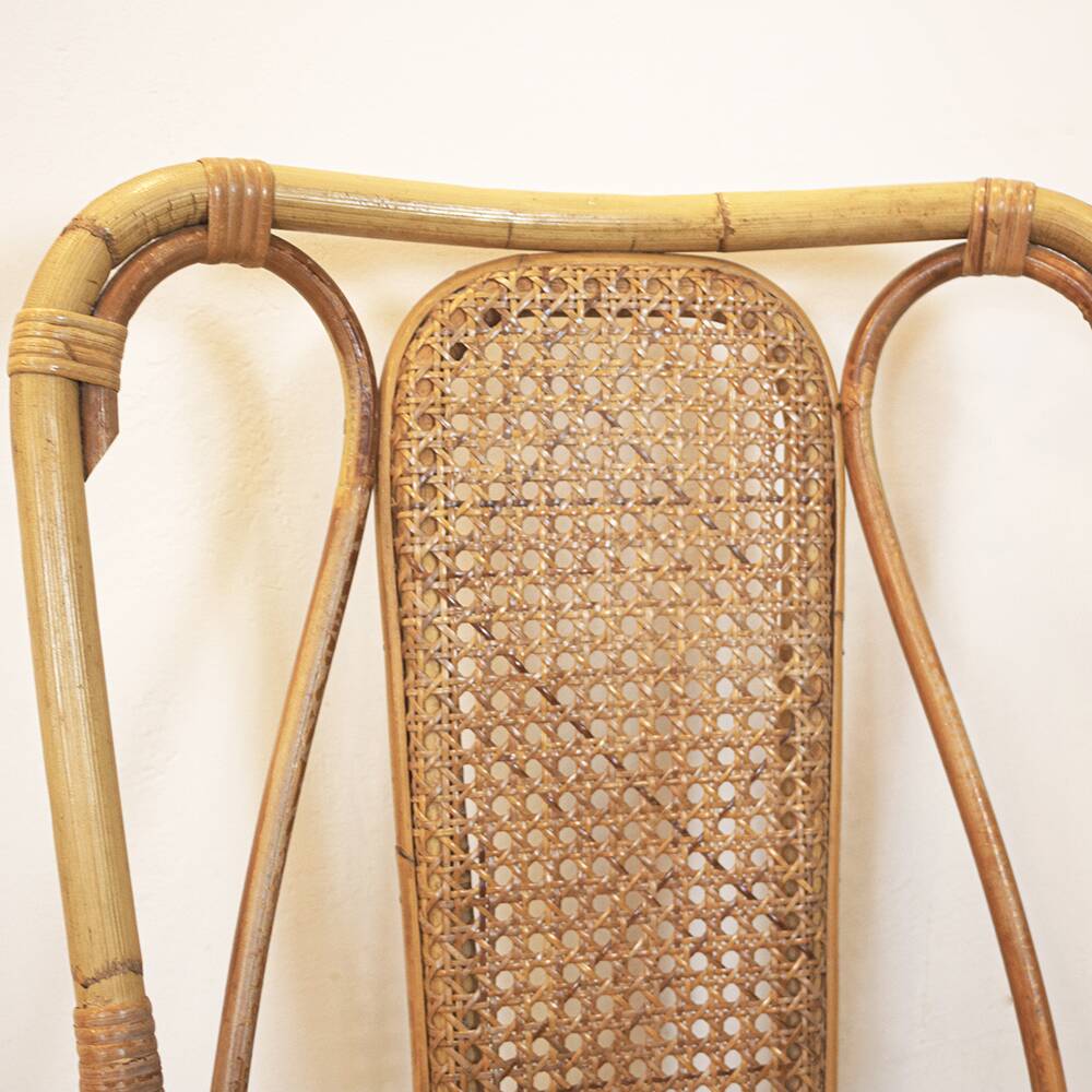 Vintage bamboo chair