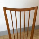 Série 6 chaises vintages style scandinave