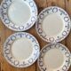 Luneville earthenware plates from 1890