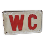 Toilet door nameplate - WC plate