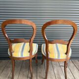 Paire de chaises Louis Philippe