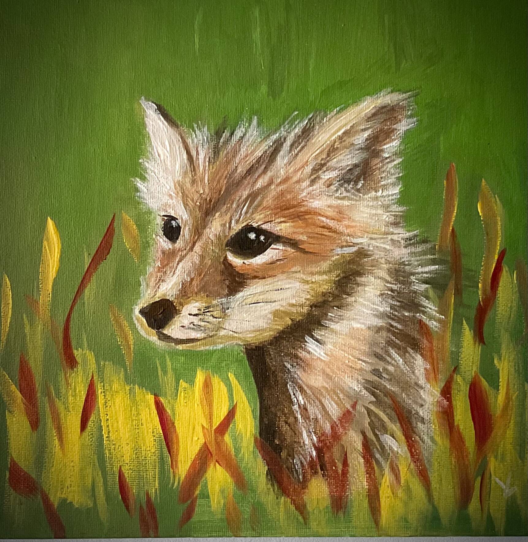Painting "Spring Fox"